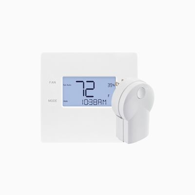 2GIG STZ300KT Z-Wave Thermostat and Plug-In Lamp Dimmer