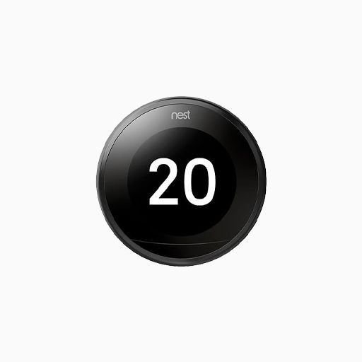 Google Nest Learning Thermostat, 3rd Gen, Black (T3016CA)