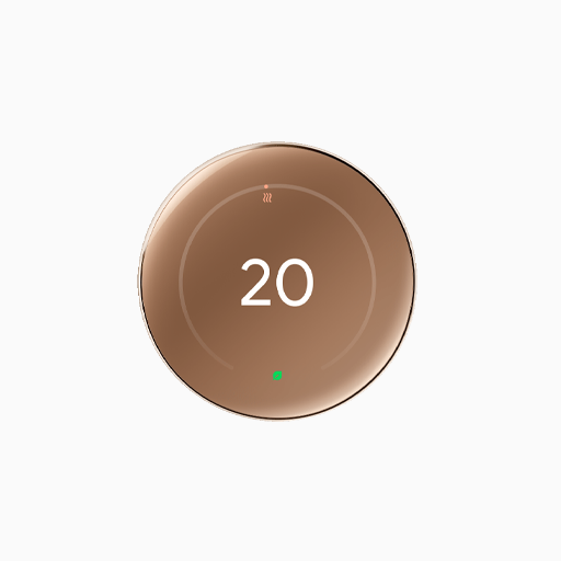 Google Nest Learning Thermostat 4th Gen Nest Temperature, Gold
