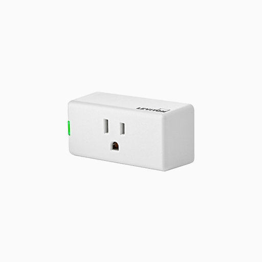 Leviton D215P-1BW Decora Smart Indoor Plug, 120V, White