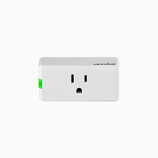 Leviton D215P-1BW Decora Smart Indoor Plug, 120V, White