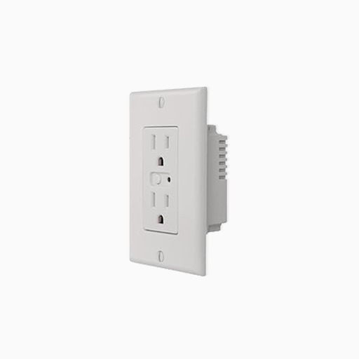 Linear WO15EMZ5-1 GoControl Z-Wave Plus Single Wall Outlet
