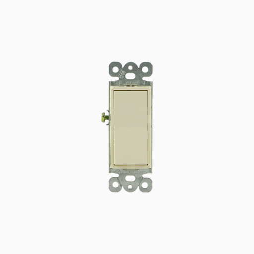 Jasco 18269 GE 3-Way Rocker Switch, Light Almond