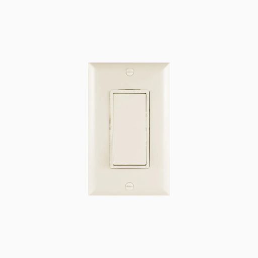 Jasco 18269 GE 3-Way Rocker Switch, Light Almond