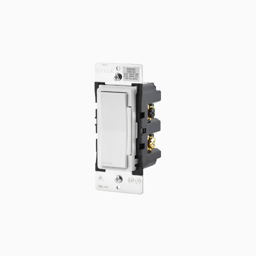 Leviton DZ6HD-1BZ Decora Smart Z-Wave 600W Dimmer, White