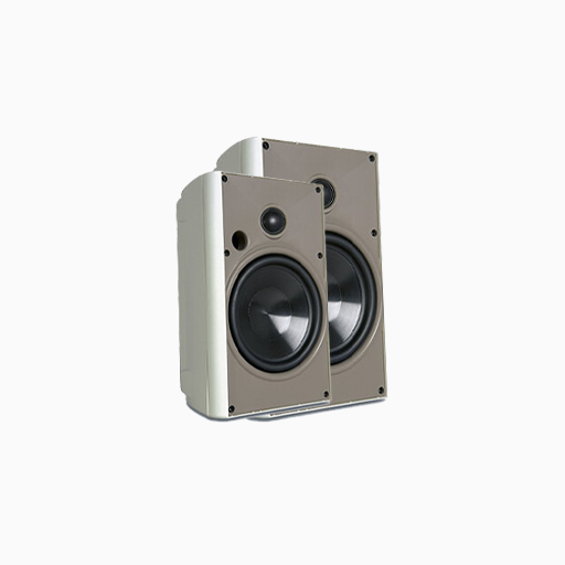 Proficient Audio AW525WHT Outdoor Speaker with 5-1/4 Inch, Pair