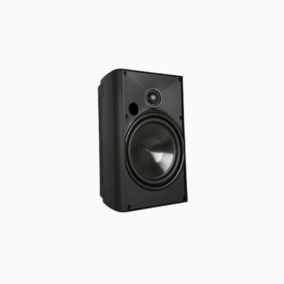 Proficient AW525BLK Outdoor Speaker with 5-1/4 Inch Pair Black