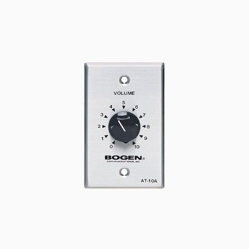 Bogen AT10A 10W Attenuator, Mounts in Standard Electrical Box