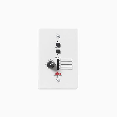 dbx ZC8 Wall-Mounted Zone Controller, Programmable Selection
