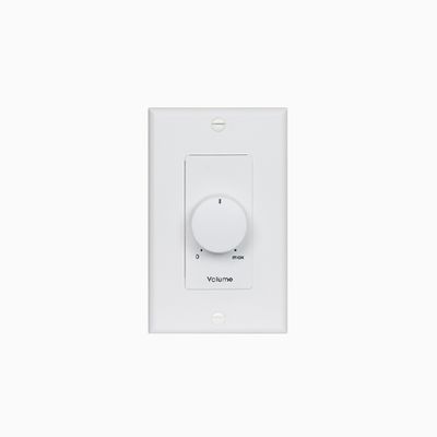 Lowell 100LVC-DW 100W Mono Autoformer Attenuator Volume, White