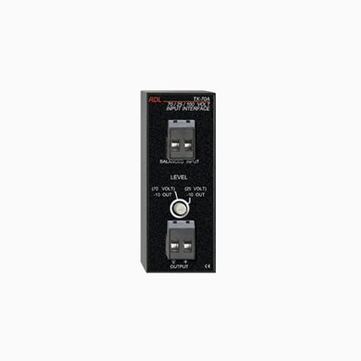 RDL TX-70A 25V, 70V, 100V Speaker Level Input Interface