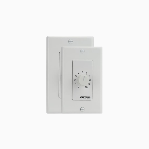Valcom V-2992-W Single Gang Volume Control Wall Mount, White