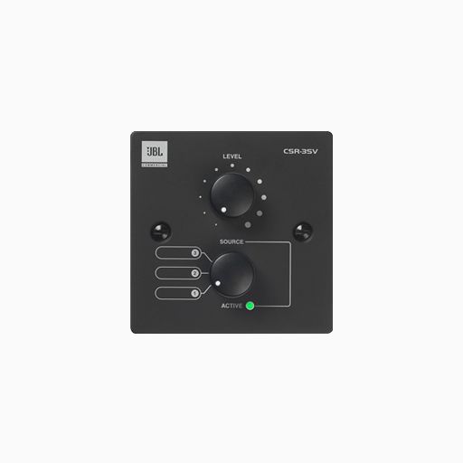 JBL Professional CSR-3SV 3-Position In-Wall Volume Control, Black