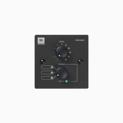 JBL Professional CSR-3SV 3-Position In-Wall Volume Control, Black