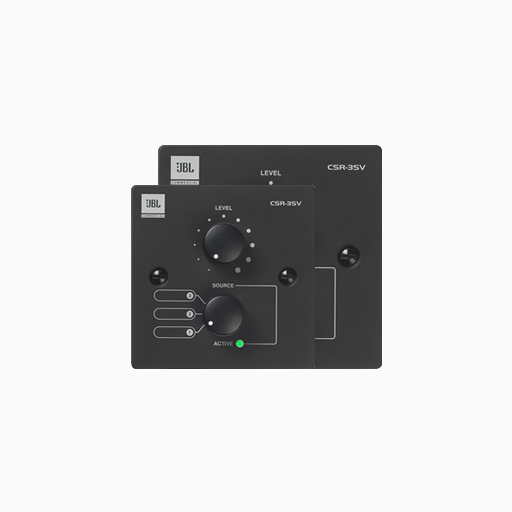 JBL Professional CSR-3SV 3-Position In-Wall Volume Control, Black