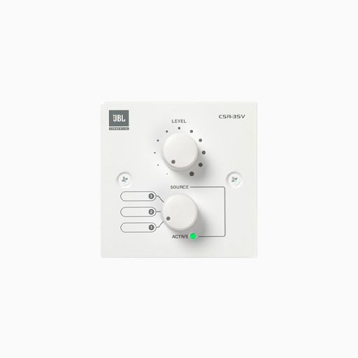 JBL Professional CSR-3SV 3-Position In-Wall Volume Control, White