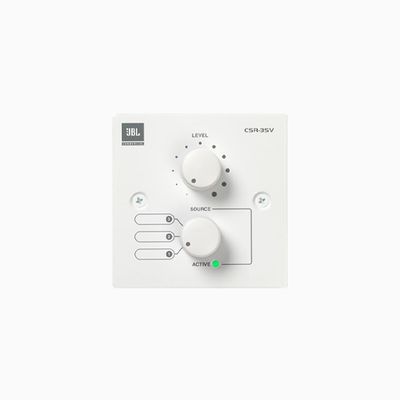 JBL Professional CSR-3SV 3-Position In-Wall Volume Control, White