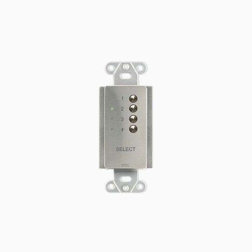 RDL DS-RC4M Series 4-Channel Remote Control, Stainless Steel