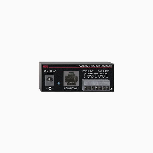 RDL TX-TPR2A Active Two-Pair Receiver, Twisted Pair Format-A
