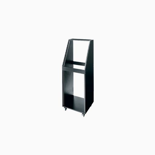 Middle Atlantic SRK Series Sloped Rolling Equipment Rack, 12 RU, Black