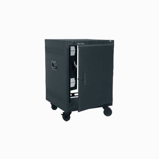 Middle Atlantic PTRK-14 PTRK Series Portable Rolling Rack, 23.9"
