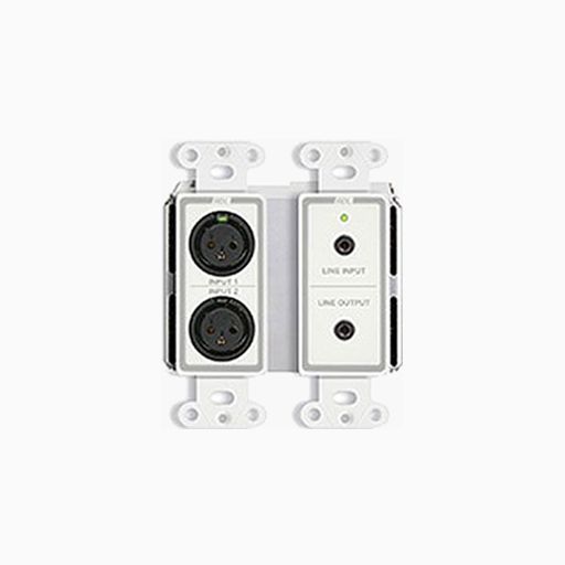 RDL DD BN31 Wall Mounted Bi-Directional Mic Line Dante Interface