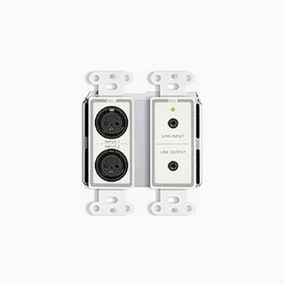 RDL DD BN31 Wall Mounted Bi-Directional Mic Line Dante Interface
