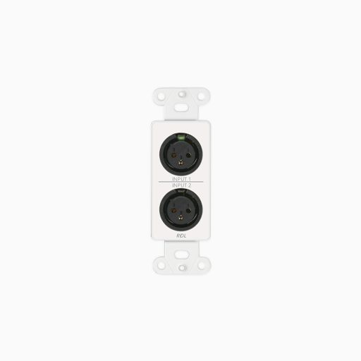 RDL DD BN31 Wall Mounted Bi-Directional Mic Line Dante Interface