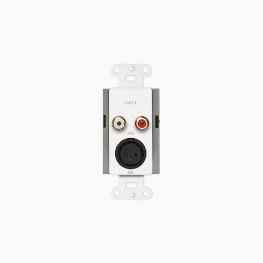 RDL D-J3 Mic/Line Input Assembly-XLR, RCA, Terminal Block
