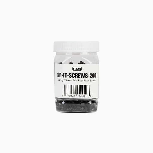 Strong SR-IT-SCREWS-200 Metal 12-24 Two Post Rack Screws