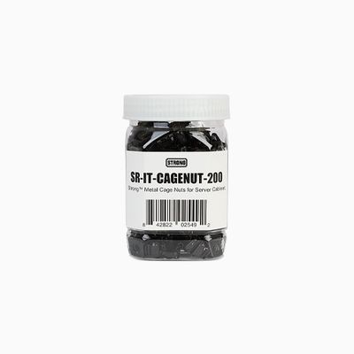 Strong SR-IT-CAGENUT-200 Metal 12-24 Cage Nuts for Network