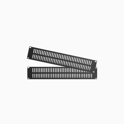 Strong SR-VENT-2U Rack Vented Panel, 2U, Steel, Black