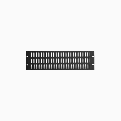 Strong SR-VENT-3U Rack Vented Panel, 3U, Steel, Black