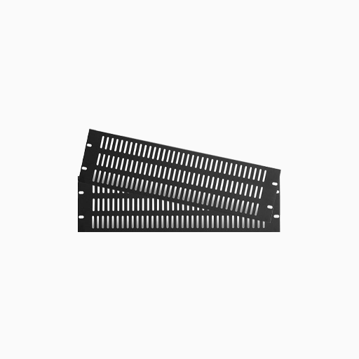 Strong SR-VENT-3U Rack Vented Panel, 3U, Steel, Black
