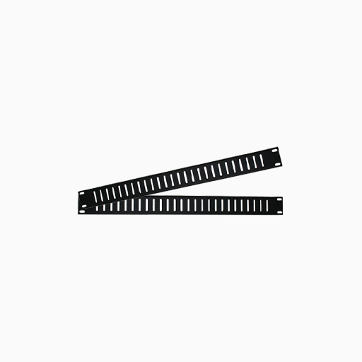 Strong SR-VENT-1U Rack Vented Panel, 1U, Steel, Black