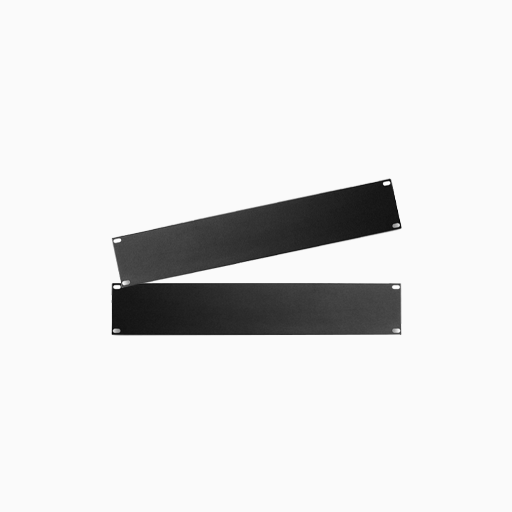 Strong SR-BLNK-2U Rack Blank Panel, 2U, Steel, Black