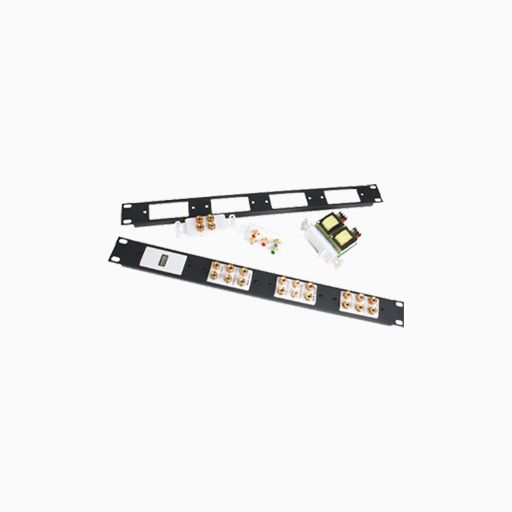 Strong SR-DEC4-1U Rack 4 Space Decora Panel, 1U, Steel, Black