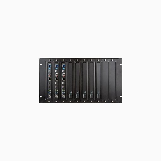 Strong SR-SHELF-MOIP-V10-6U Vertical MoIP Shelf, 10-Transmitters