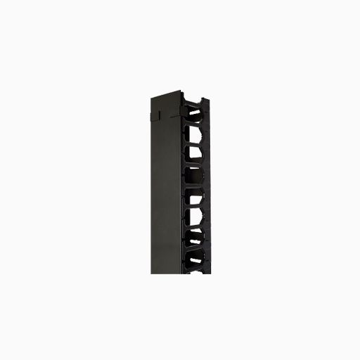 Strong SR-IT-WIREMGT-VERT-6 Vertical Wire Management, Black