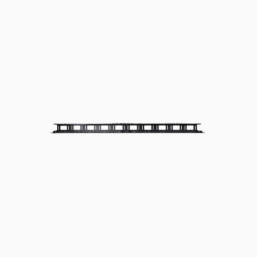 Strong SR-IT-WIREMGT-VERT-6 Vertical Wire Management, Black