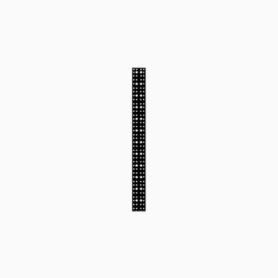 Strong SR-LACEBAR-V-2-6PK 2" Rack Vertical Lacebar, 6-Pack