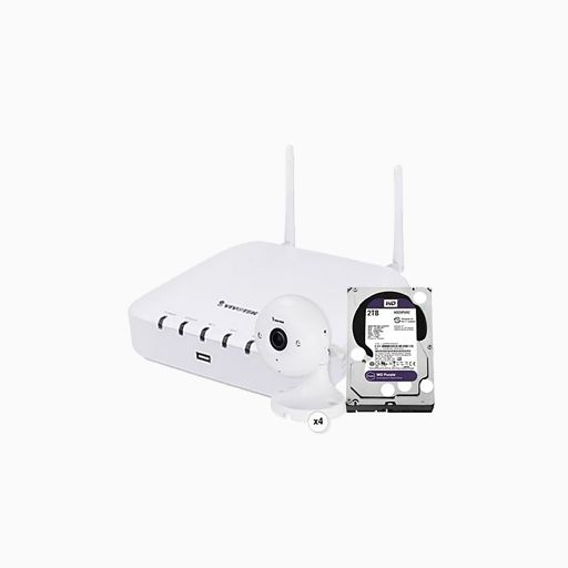 VIVOTEK ND8212W-2TB-4IP60 Indoor 8MP Wi-Fi, 4-Wired Channels
