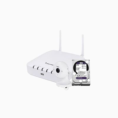 VIVOTEK ND8212W-2TB-4IP60 Indoor 8MP Wi-Fi, 4-Wired Channels