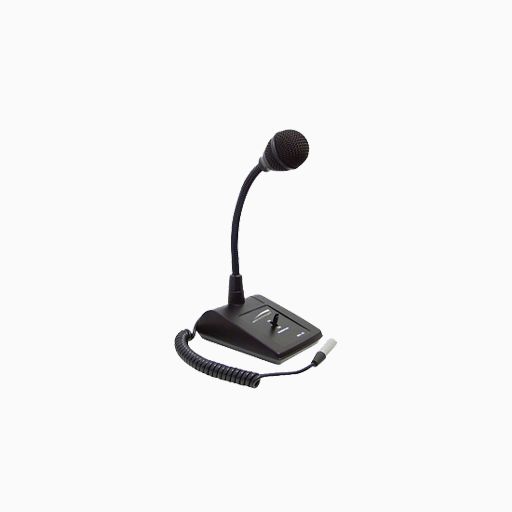 Speco MHL5S Gooseneck Adjustable Desktop Microphone