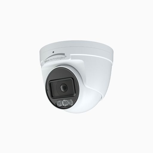 Speco O4LT2 4MP IP Turret Camera with White Light, 2.8mm