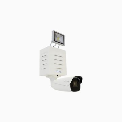 Speco DD2 4MP Bullet IP Camera with Digital Deterrent Alert Box