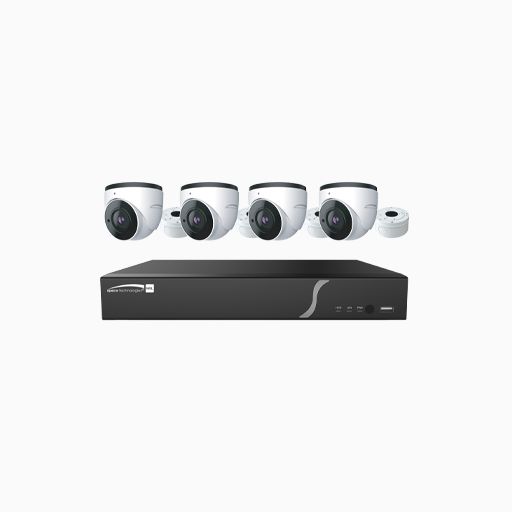 Speco ZIPL4D1 4-Camera IP Security System, 4-Channel H.265 NVR