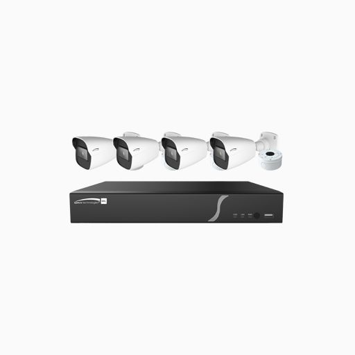 Speco ZIPL4B1 4-Channel NVR with 4-Channel Built-In PoE, Kit