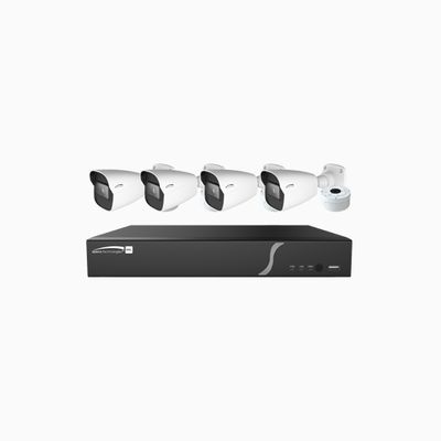 Speco ZIPL4B1 4-Channel NVR with 4-Channel Built-In PoE, Kit