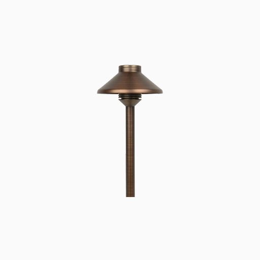 FX Luminaire G-ZDC-18RA-AB Path Light Pinnacle, Antique Bronze